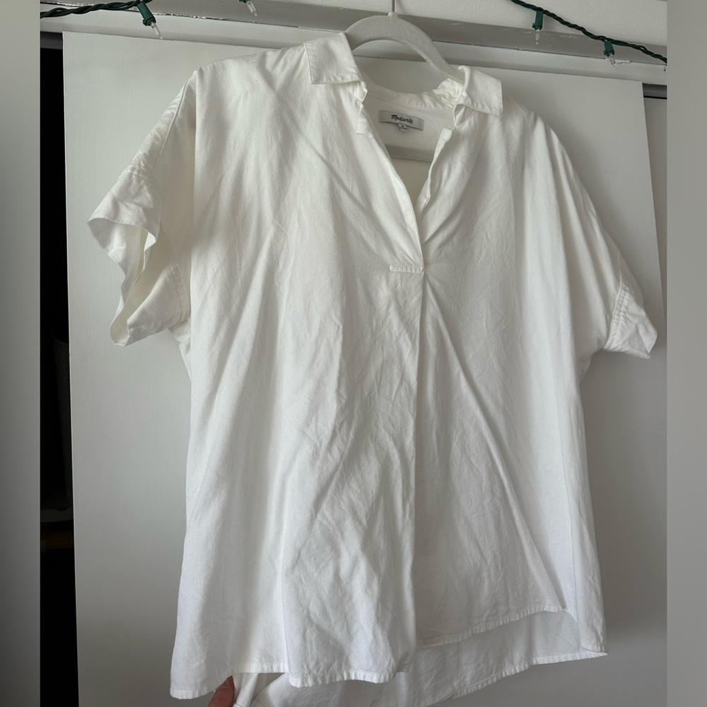 Madewell Short Sleeve Collared Top